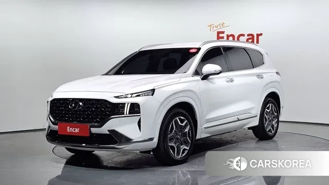 Hyundai The New Santa Fe 2023 Белый из Кореи