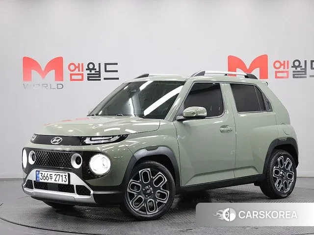 Hyundai Casper 2022 Темно-зеленый из Кореи