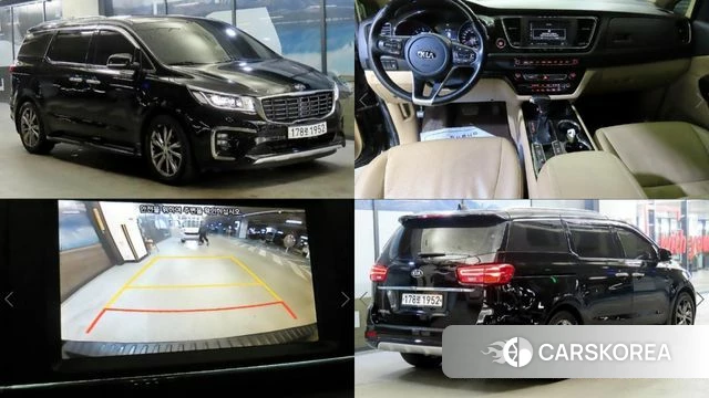 Kia The New Carnival 2018 Черный из Кореи