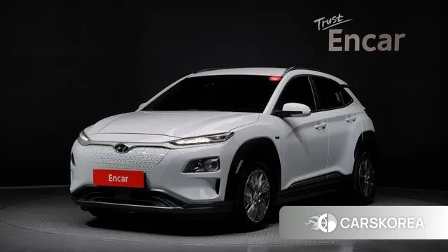 Hyundai Kona Electric 2019 Белый из Кореи