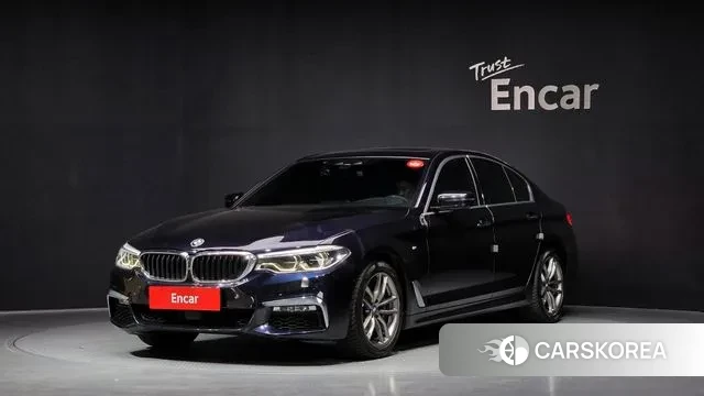 BMW 5 Series (G30) 2018 Черный из Кореи