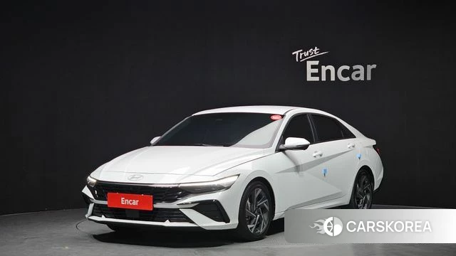Hyundai The New Avante (CN7) 2023 Белый из Кореи