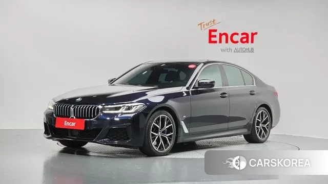 BMW 5 Series (G30) 2022 Черный из Кореи