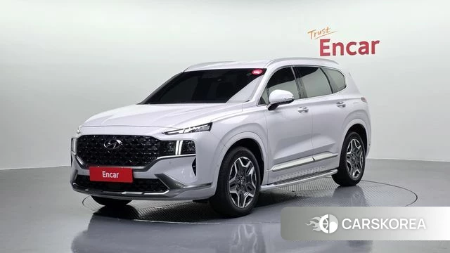 Hyundai The New Santa Fe 2021 Белый из Кореи