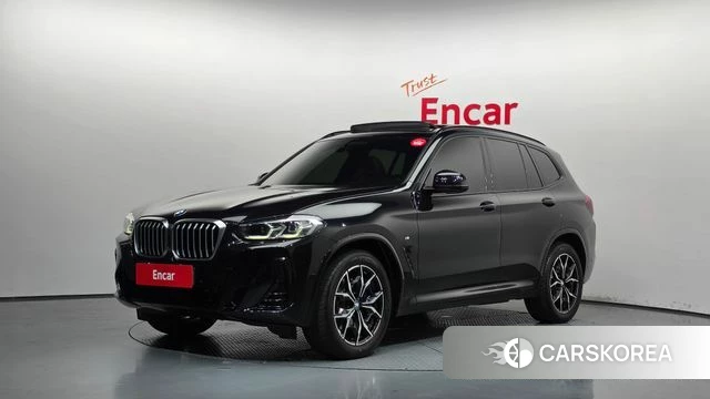 BMW X3 (G01) 2022 Черный из Кореи