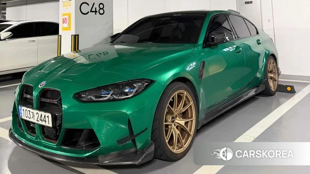 BMW M3 (G80) 2023 Серебристо-серый из Кореи