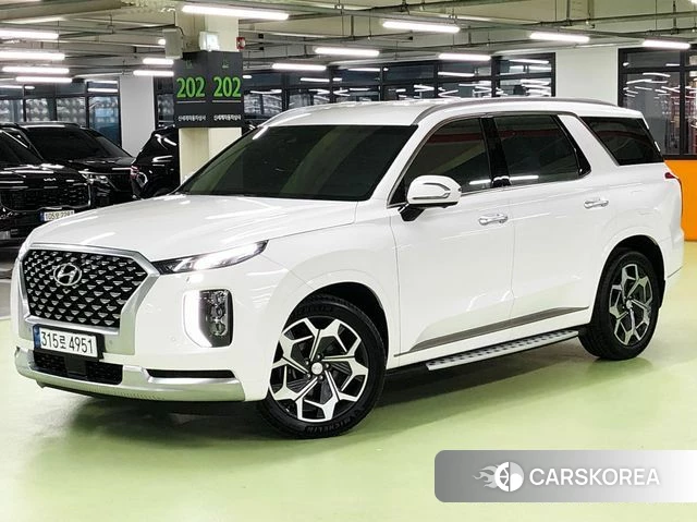 Hyundai Palisade 2021 Белый из Кореи