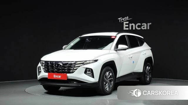 Hyundai Tucson Hybrid (NX4) 2021 Белый из Кореи