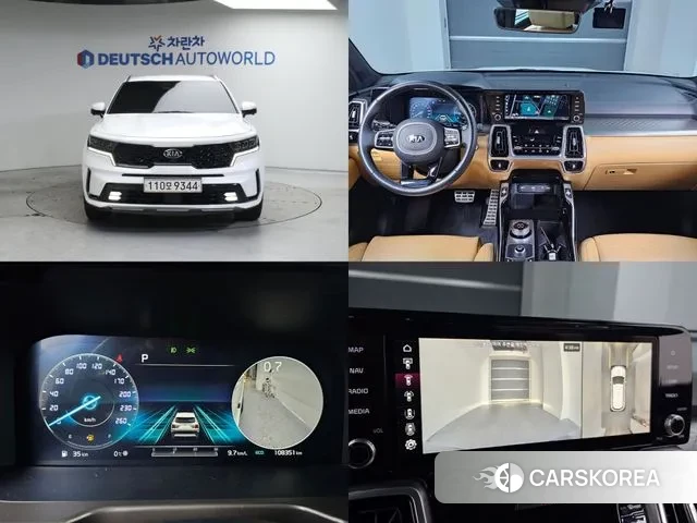 Kia Sorento 4th Generation 2021 Белый из Кореи