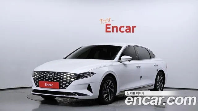 Hyundai The New Grandeur IG Hybrid 2021 Белый из Кореи