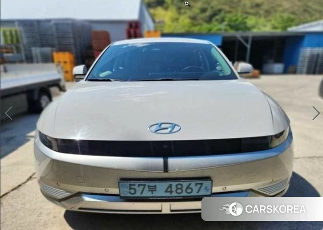 Hyundai Ionic 5 2021 Серебристо-серый из Кореи