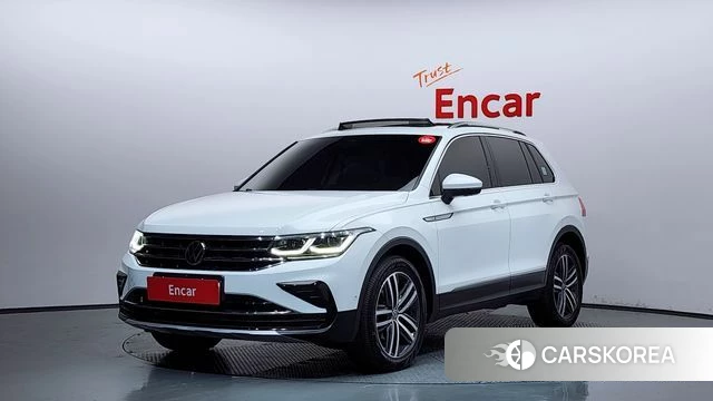Volkswagen Tiguan second Generation 2023 Белый из Кореи