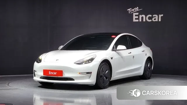 Tesla Model 3 2022 Белый из Кореи
