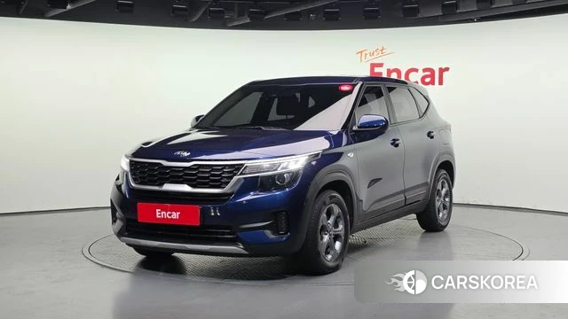Kia Seltos 2021 Синий из Кореи