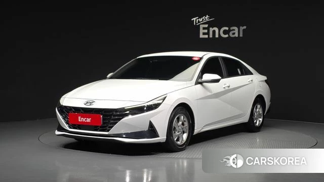 Hyundai Avante (CN7) 2020 Белый из Кореи