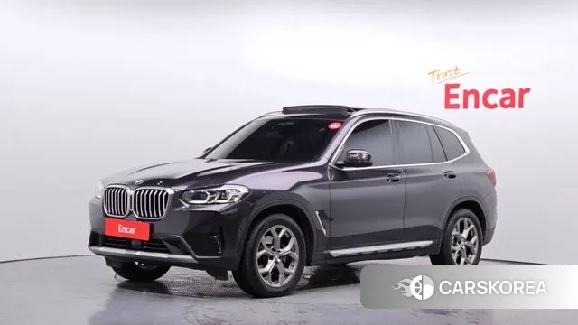 BMW X3 (G01) 2022 Серый из Кореи