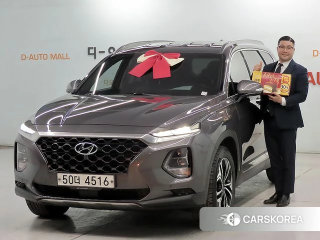 Hyundai Santa Fe TM 2018 Серый из Кореи