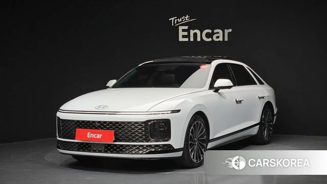 Hyundai Grandeur Hybrid (GN7) 2024 Белый из Кореи