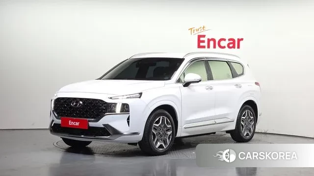 Hyundai The New Santa Fe 2023 Белый из Кореи
