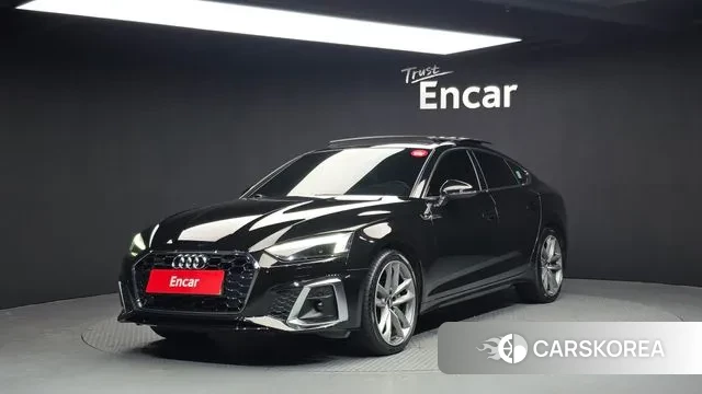 Audi A5 (F5) 2021 Черный из Кореи