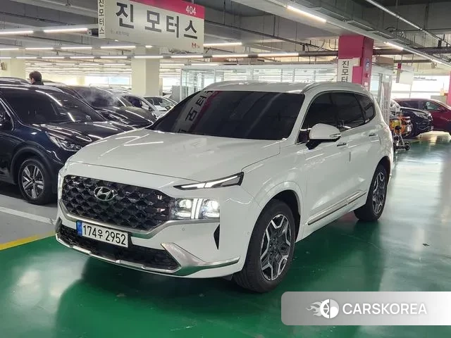 Hyundai The New Santa Fe 2021 Белый из Кореи