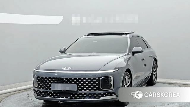Hyundai Grandeur (GN7) 2023 Светло-серебряный цвет из Кореи