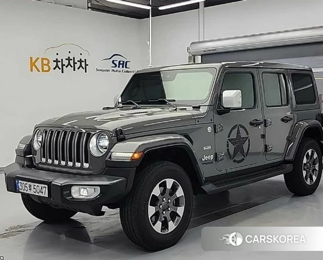 Jeep Wrangler (JL) 2022 Серый из Кореи