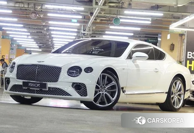 Bentley Continental GT 3rd Generation 2020 Белый из Кореи