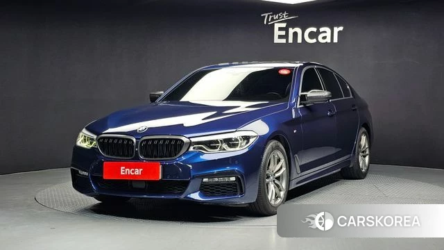 BMW 5 Series (G30) 2018 Синий из Кореи