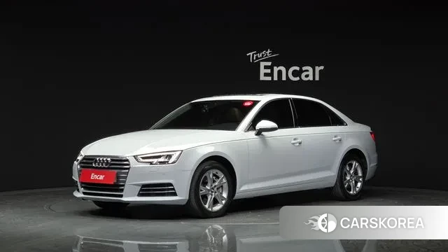 Audi A4 (B9) 2018 Белый из Кореи
