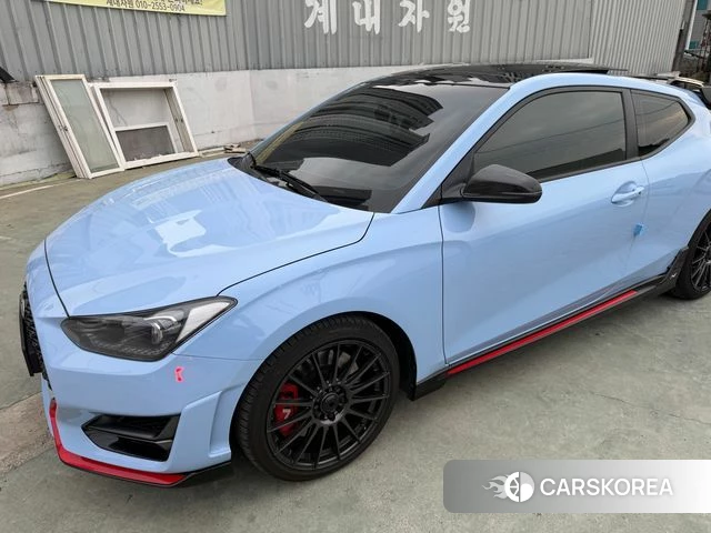 Hyundai Veloster (JS) 2018 Небесно-голубой из Кореи