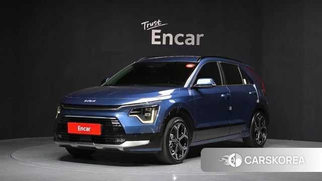 Kia Di Ol Nu Niro 2022 Синий из Кореи