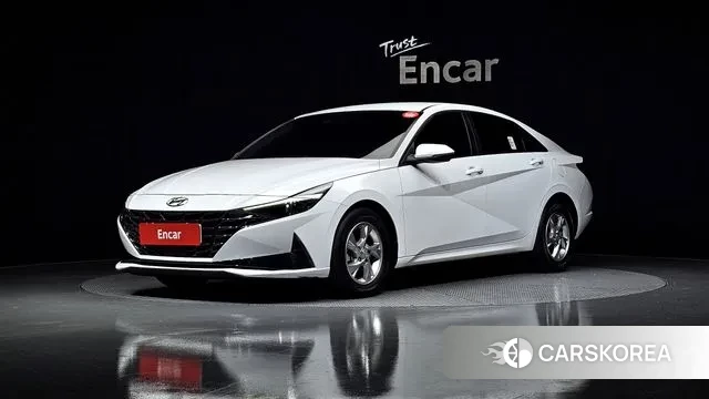 Hyundai Avante (CN7) 2021 Белый из Кореи