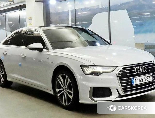 Audi A6 (C8) 2023 Белый из Кореи