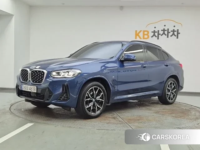 BMW X4 (G02) 2022 Синий из Кореи
