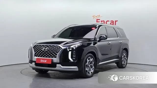 Hyundai Palisade 2021 Черный из Кореи