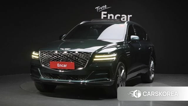 Genesis GV80 2022 Темно-зеленый из Кореи