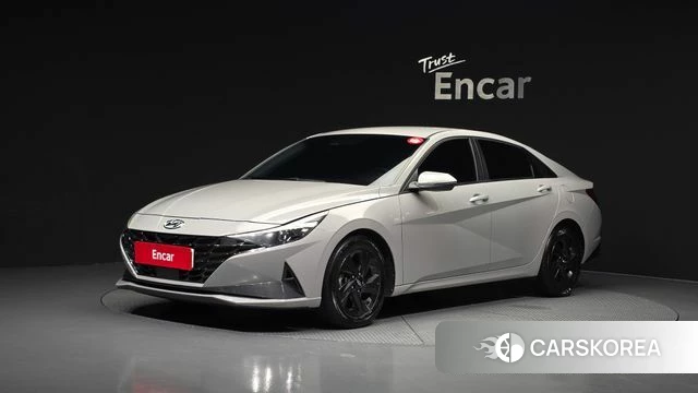 Hyundai Avante Hybrid (CN7) 2022 Серебристо-серый из Кореи