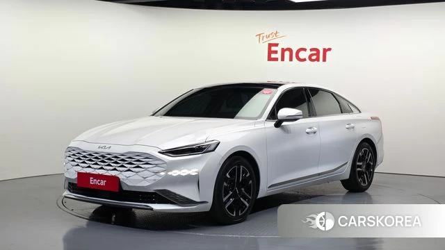 Kia K8 Hybrid 2023 Белый из Кореи