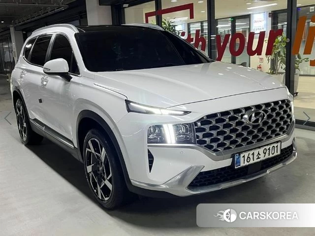Hyundai The New Santa Fe 2021 Белый из Кореи