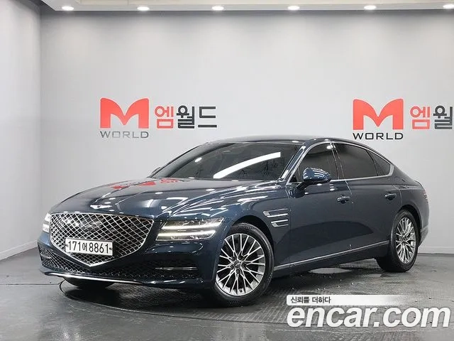 Genesis G80 (RG3) 2021 Синий нефрит из Кореи