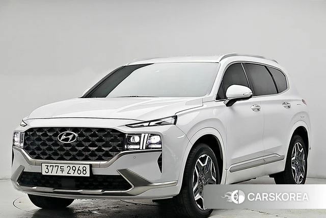 Hyundai The New Santa Fe 2022 Белый из Кореи