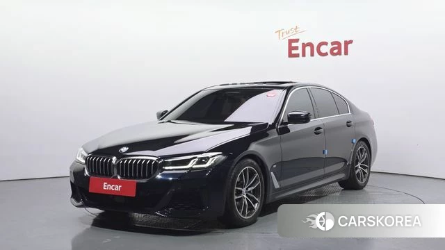 BMW 5 Series (G30) 2021 Синий из Кореи