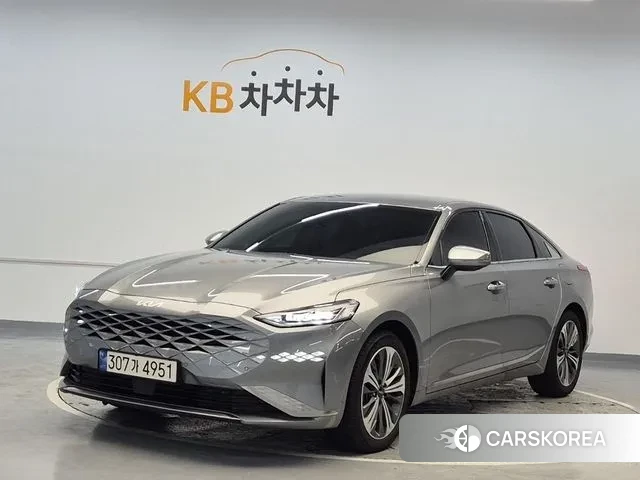 Kia K8 Hybrid 2023 Серебристо-серый из Кореи