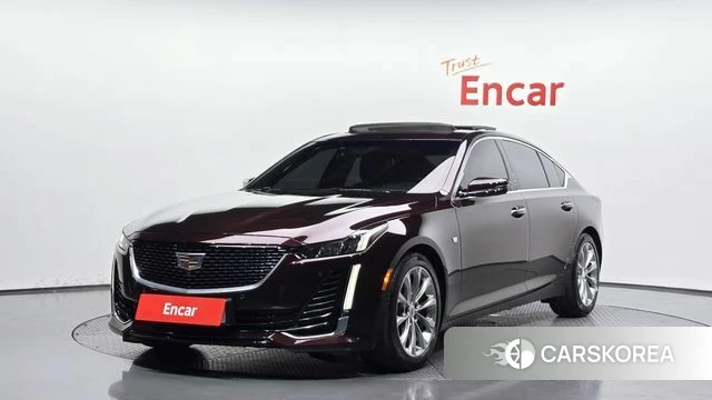Cadillac CT5 2021 Фиолетовый из Кореи