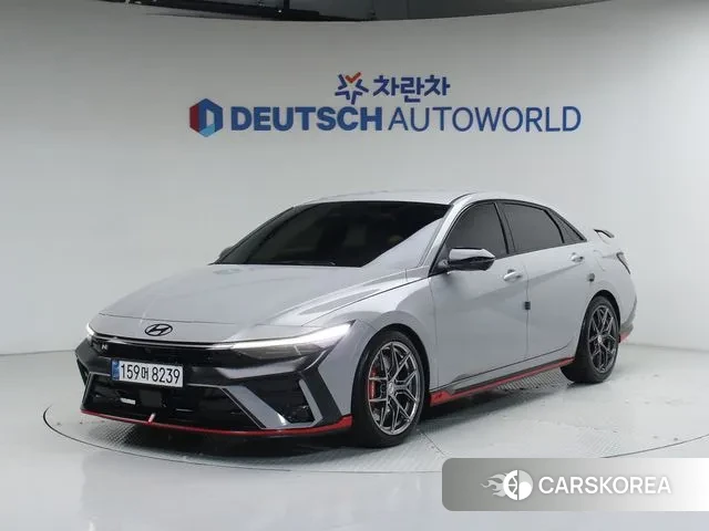 Hyundai The New Avante (CN7) 2023 Серебристо-серый из Кореи
