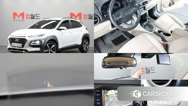 Hyundai Kona 2018 Белый из Кореи