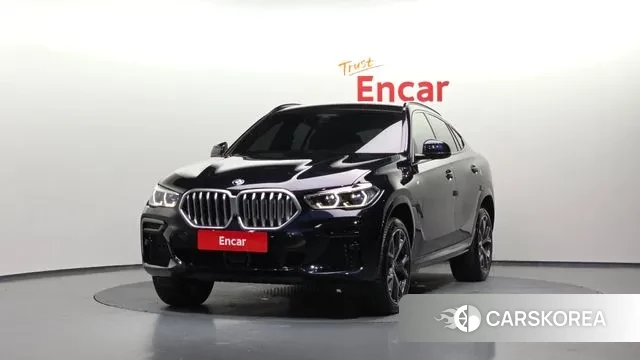 BMW X6 (G06) 2022 Черный из Кореи