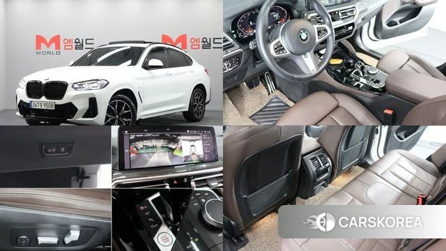 BMW X4 (G02) 2023 Белый из Кореи