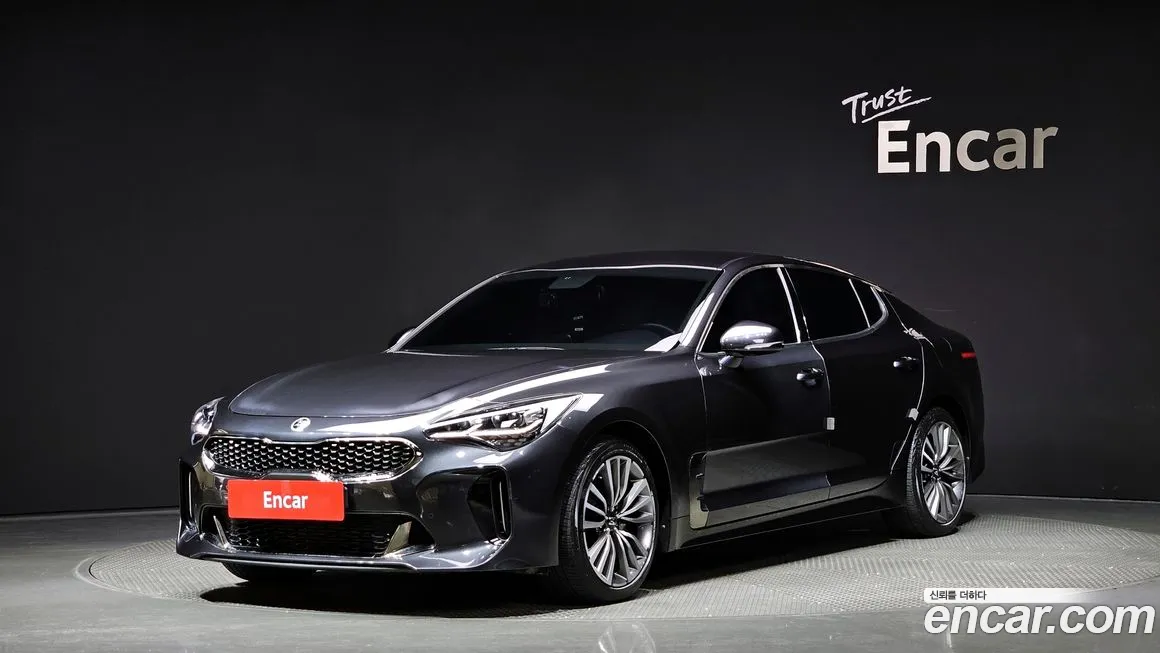 Kia Stinger 2019 Черный из Кореи
